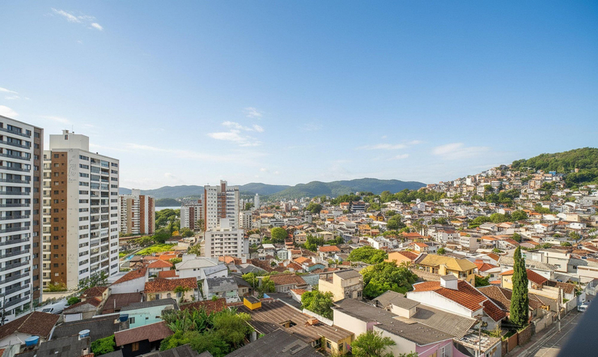 Aerial view, Apt w/ Balcony & Grill 350m From the sea Vpd0701, Florianopolis