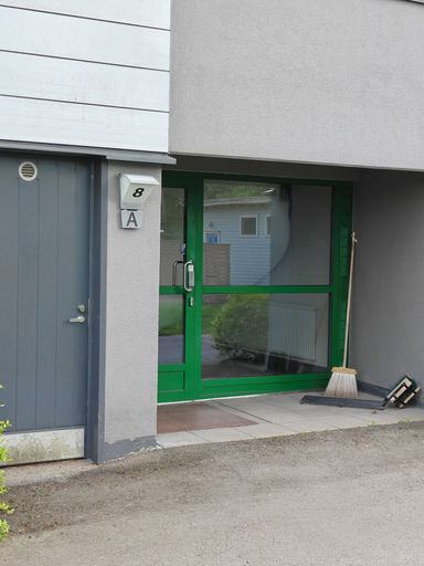Exterior detail, Sunny 4th-floor Park-view Studio Escape, Finland Proper