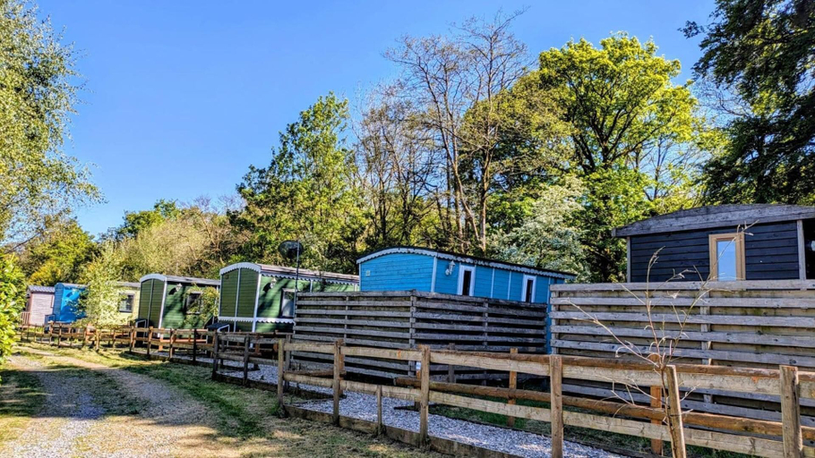 Exterior & Views 2, Caravan - Sleeps 8, pet Friendly, Powys