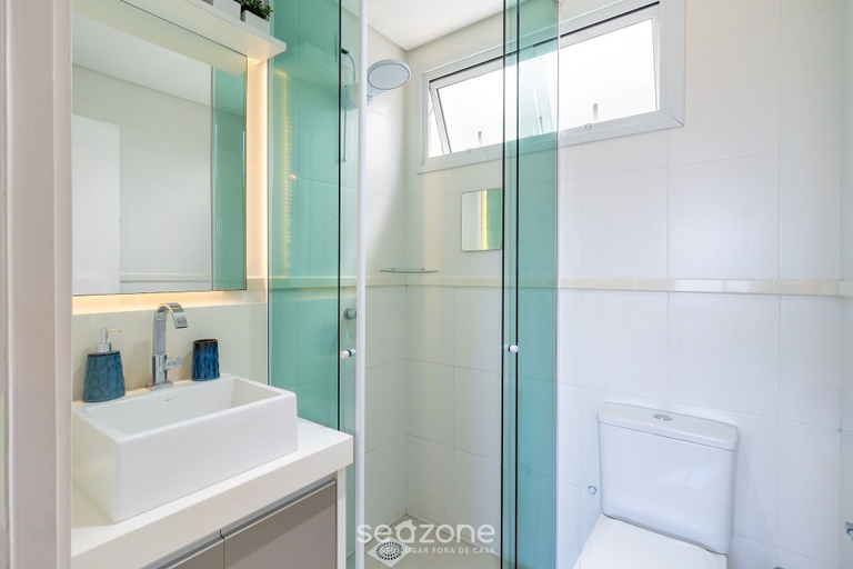 Bathroom, Complete Studio 900 m From Lagoa Ecm0206, Florianopolis