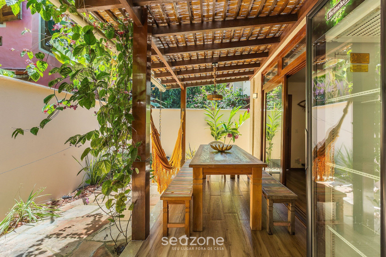 Outdoor dining, Apt w/ Gourmet Area & BBQ in Marau Cvb0126, Maraú