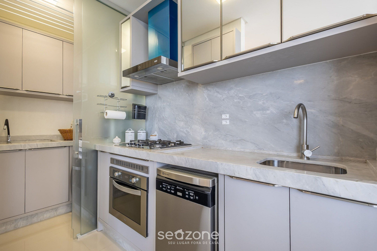 Private kitchen 2, Apt in Condo With Pool 120m From the Beach Ltt1003, Piçarras