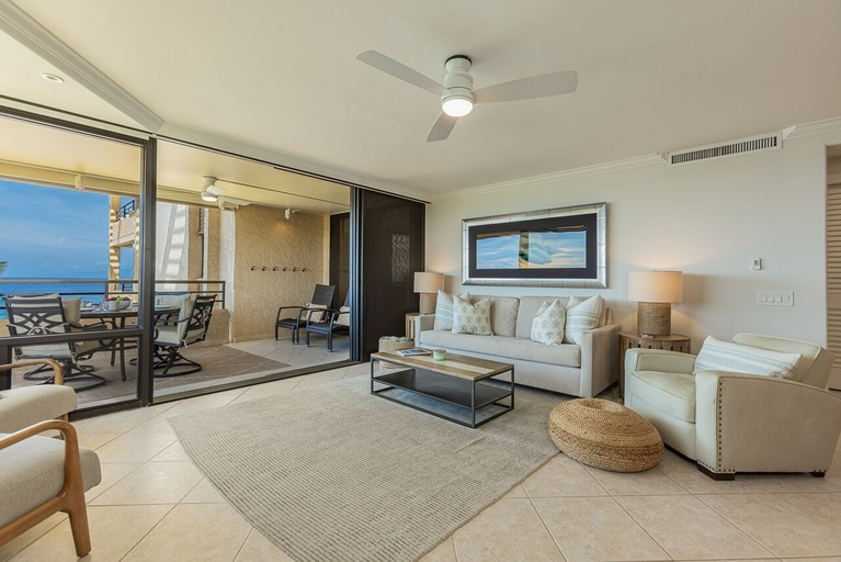 Living area 2, Polo Beach Club 703 2 Bedroom Condo