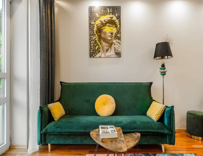 Living room 5, Flat Near Metro, Warsaw, Warsaw