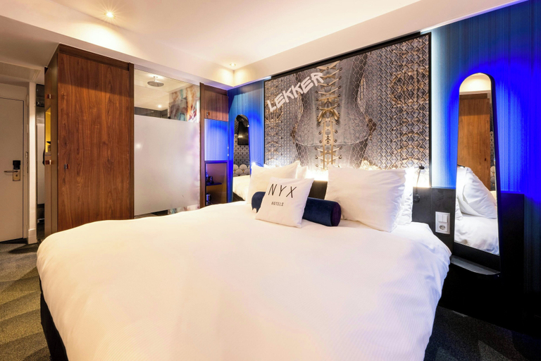 Bedroom 3, NYX Hotel Amsterdam Rembrandt Square, Amsterdam