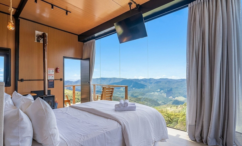 Room 2, Cabin With Panoramic View of the Sierra Vst043, Anitápolis
