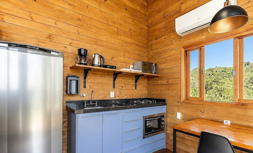 Private kitchen 3, Cabana de Luxo na Serra Catarinense Vst018, Anitápolis