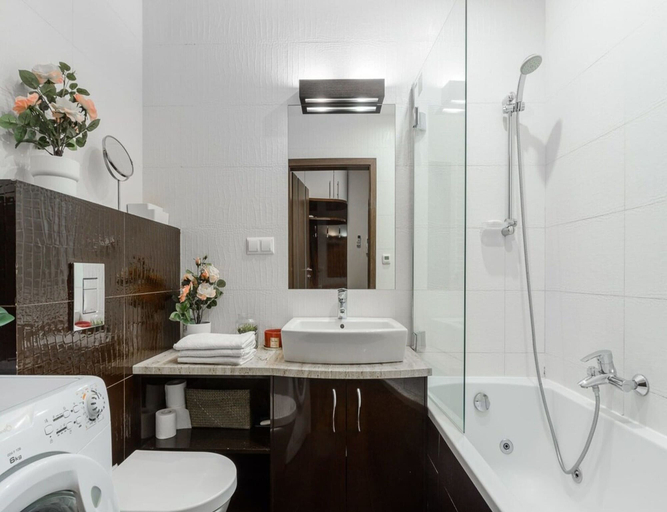 Bathroom 2, Flat Near Metro, Warsaw, Warsaw