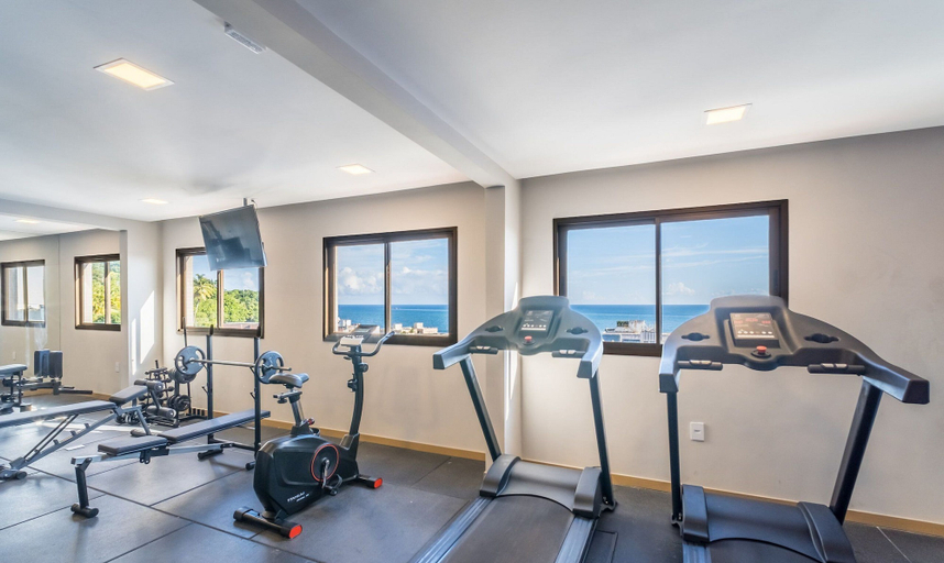 Fitness facility, Apt w/ Balcony 290 m From the Beach Hoa0308, Salvador