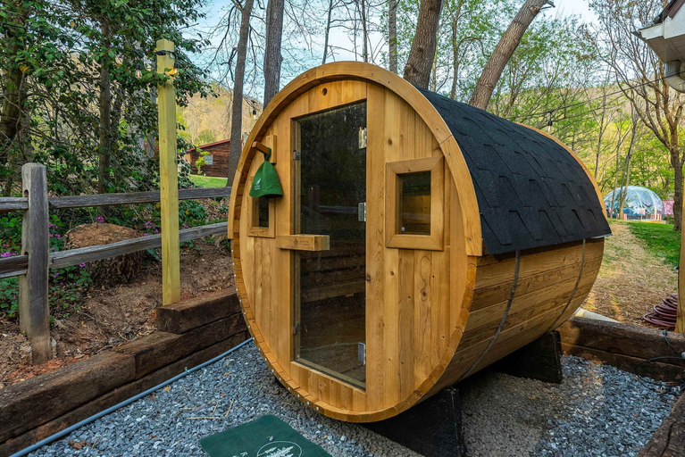 Room 2, New Stargazing Dome Hot Tub Sauna Firepit, Buncombe