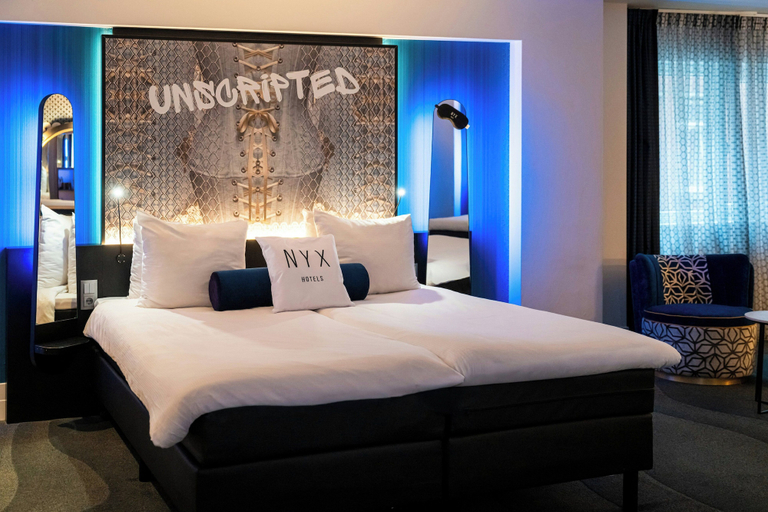 Bedroom 2, NYX Hotel Amsterdam Rembrandt Square, Amsterdam