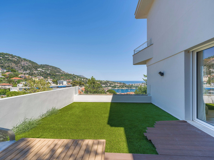 Terrace/patio, Peaceful Haven for 4, Garden & Sea View, Alpes-Maritimes