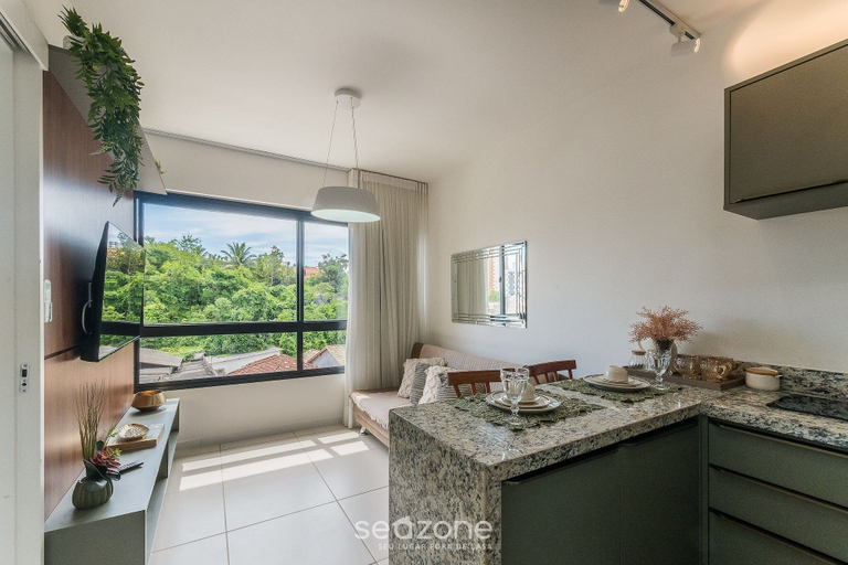 Living area 5, Apt 400m From Beach w/ Pool in the Bldg. Blb0402, Salvador