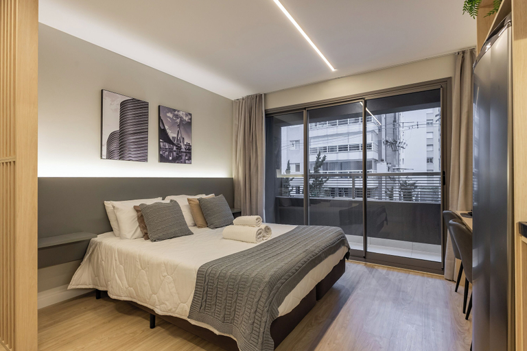 Room 3, StayHome Oscar Itaim - Premium Balcony, São Paulo