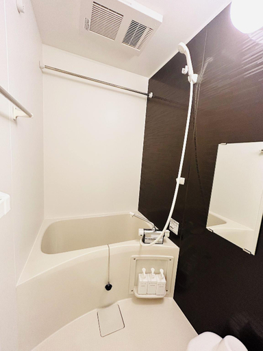 Bathroom, 【新築マンション！】駅徒歩5分！上級家具家電付きリゾート感覚。暮らすように泊まるホテル！, Ōta