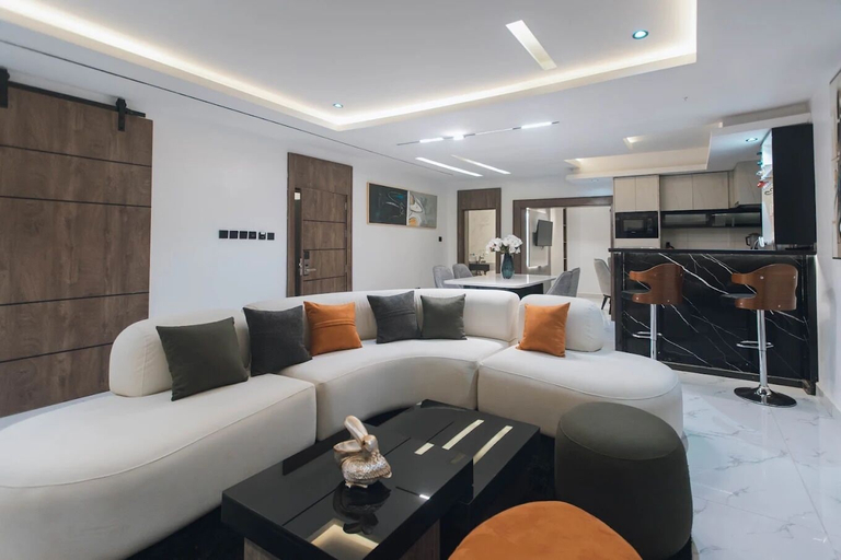 Living area, Elite Vault By Lushville, AbujaMun