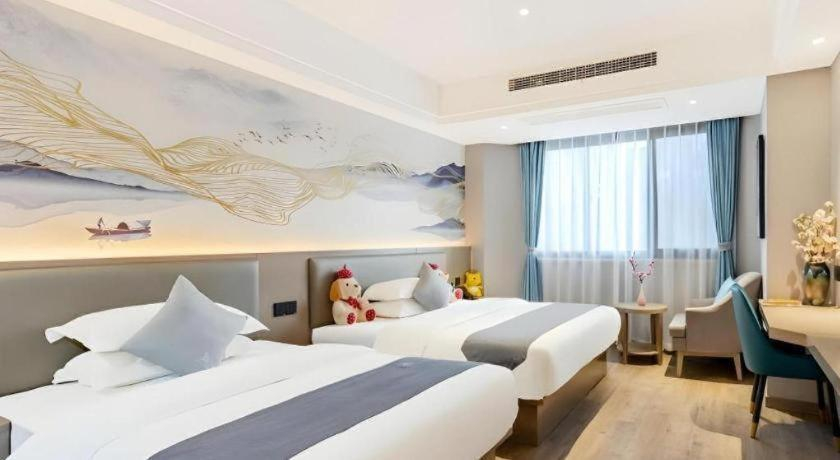 Bedroom 2, GreenTree Eastern Hotel Chizhou Tonghui Plaza, Chizhou