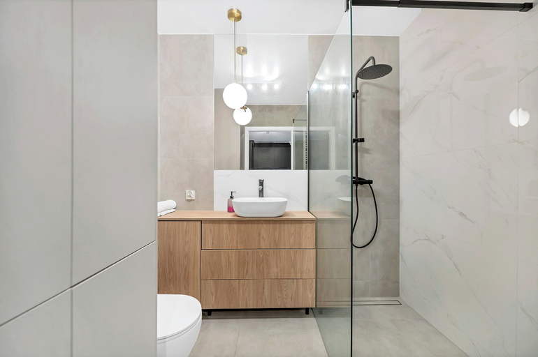 Bathroom 4, Elegant Apartment Near Vitsula River, Łódź