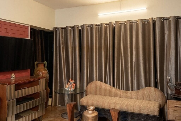 Living area, Vintage 4BHK Duplex Villa, Mumbai Suburban