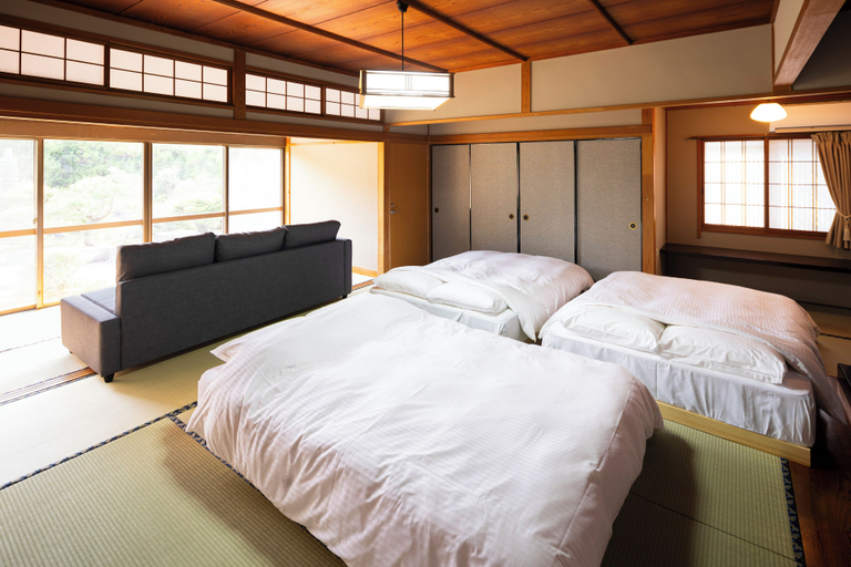 Bedroom 3, Kawamoto Villa garden, Yufu