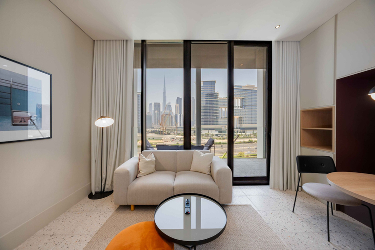 Room 1, Relaxed Studio in Upside w Burj View, Dubai