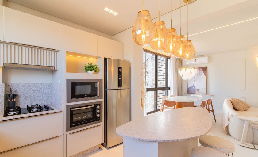 Private kitchen 2, Apart With 2 Suites 100 m From the Beach Evr1703, Porto Belo