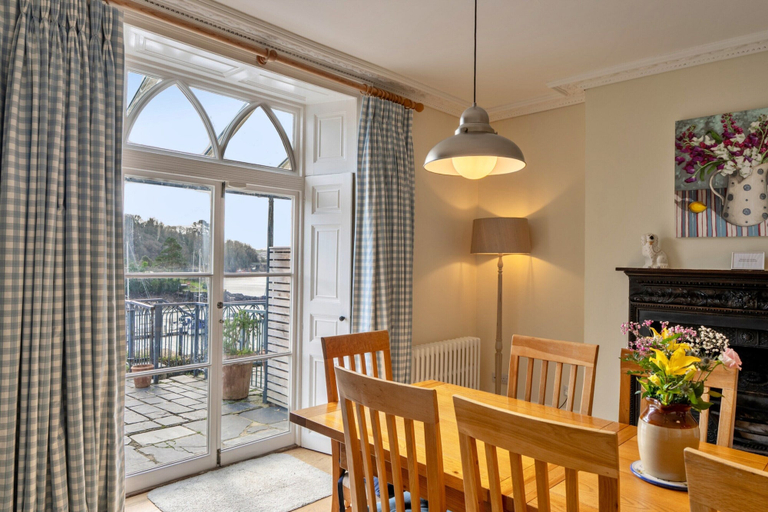 Dining 3, Riverside Cottage With Terrace, Cornwall