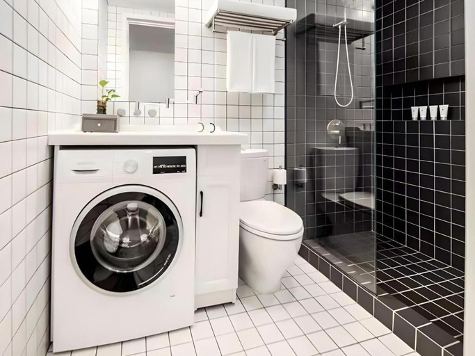 Bathroom, BaseLIVING Wending Serviced Apartment, Shanghai