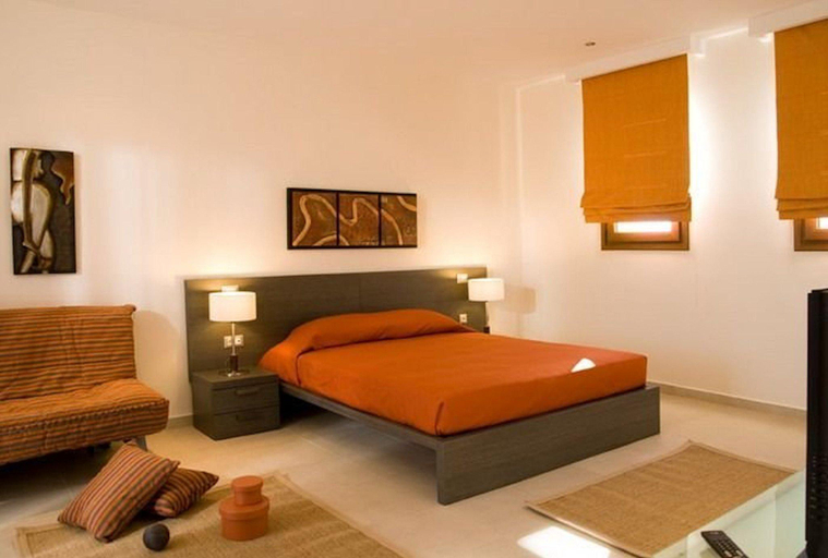Bedroom, Executive Rhodes Villa 2 Bedroom 2 Bathroom Villa Pefkos, South Aegean