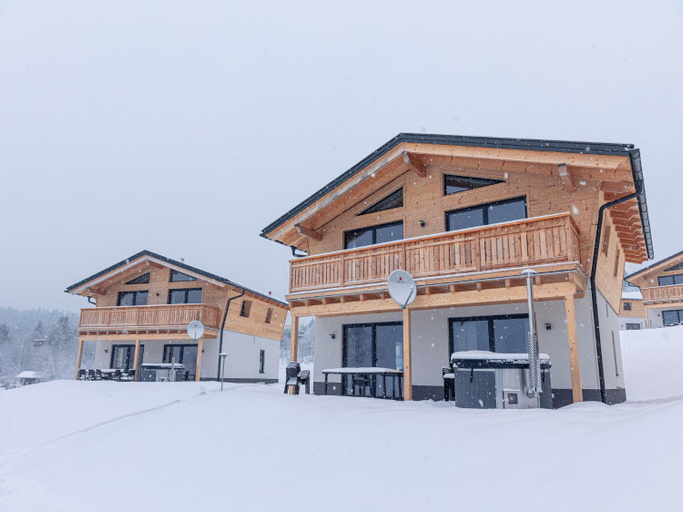 Exterior view 2, Chalet in St Englmar with Private Sauna & Hottub, Straubing-Bogen