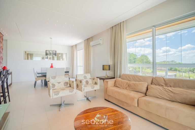 Living area 4, Apartment Sea View in Beachfront Condo Asr0201, Florianopolis