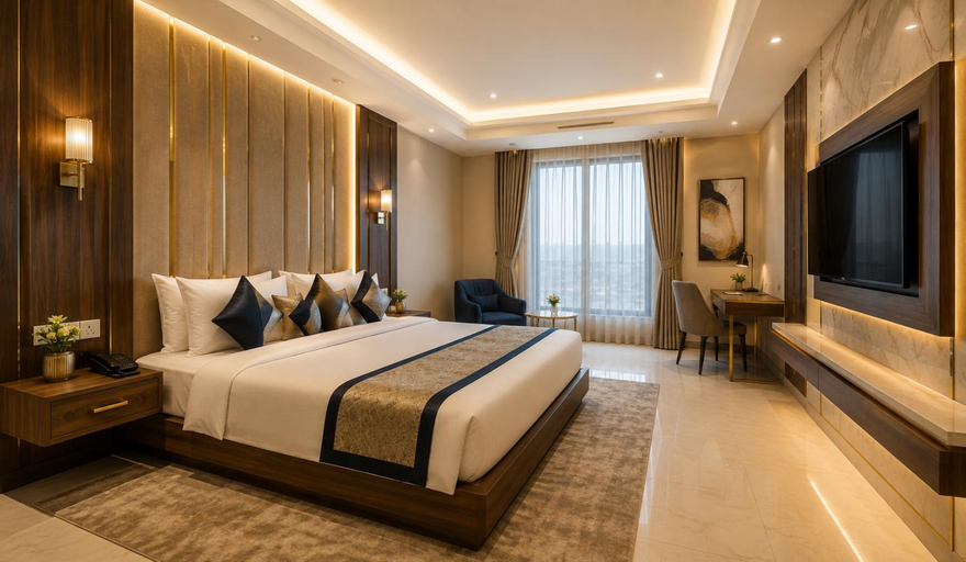 Bedroom 2, Hotel Smart Landing Suites, Delhi