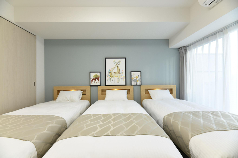 Bedroom 2, Eslead Hotel Namba South Ⅲ, Osaka