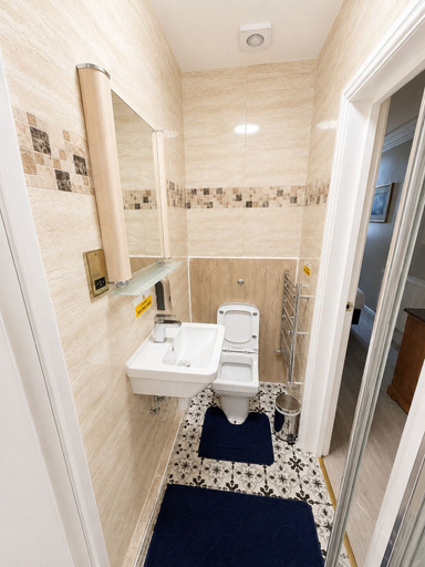Bathroom 4, The Malik - An Art Deco Hotel, Birmingham