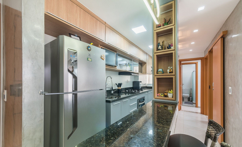 Private kitchen, Apart in Condo w/ Pool and BBQ Aga0304, Camaçari