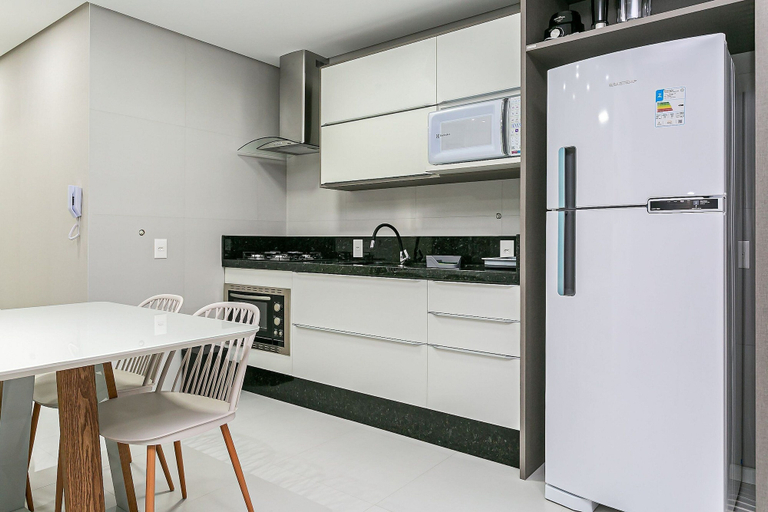 Private kitchen 4, Complete Studio 3 Minutes From the sea Jrr205, Florianopolis