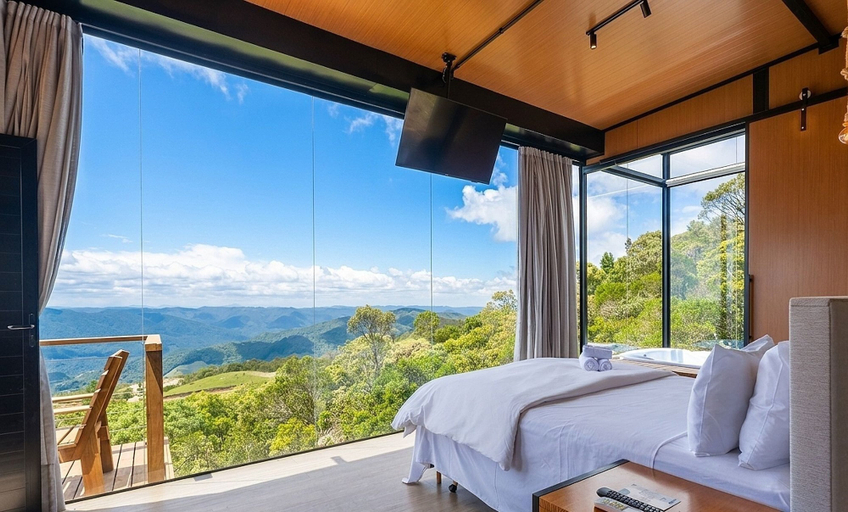 Room 4, Cabin With Panoramic View of the Sierra Vst043, Anitápolis