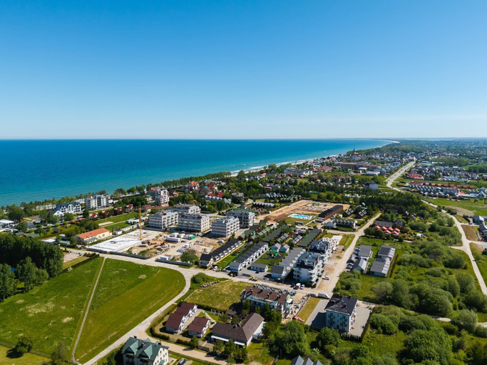 Aerial view, Spokojna Zatoka - City Apartments, Kołobrzeg
