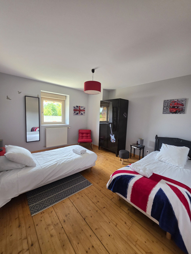 Bedroom 2, Gîte Mon Pré Vert, Mayenne