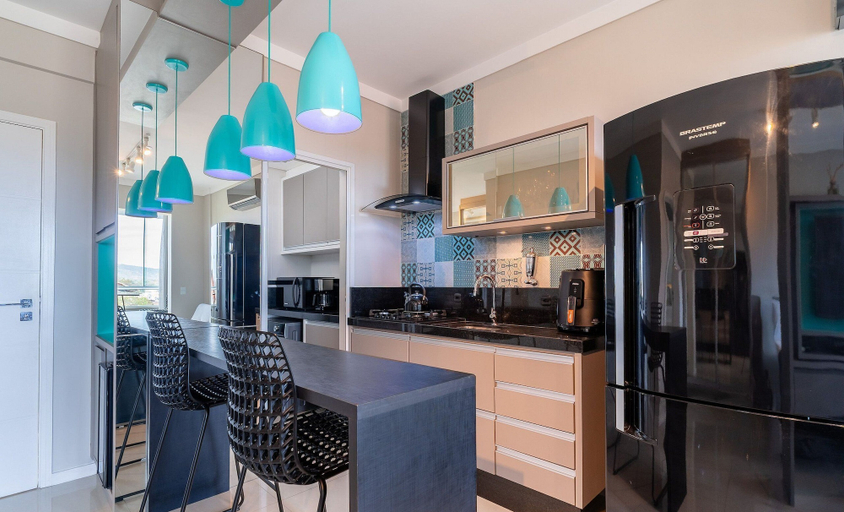 Private kitchen, Complete Studio 900 m From Lagoa Ecm0206, Florianopolis