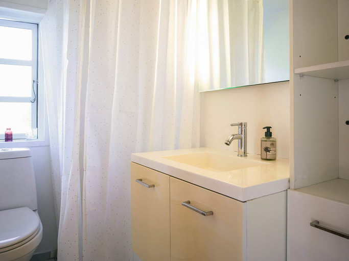 Bathroom, Sunlit Holiday Home in Bornholm near Sea, Bornholm
