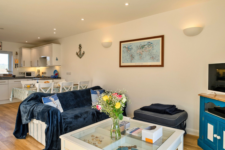 Living room 2, Bude Sea View Apartment for 4, Cornwall