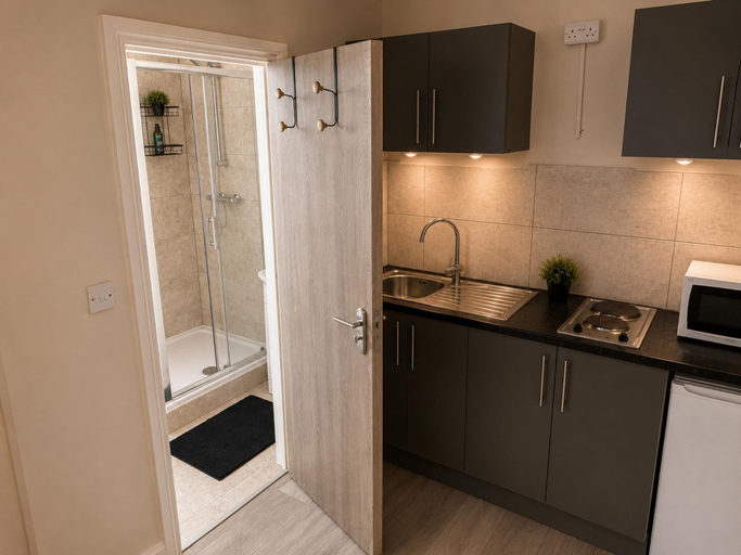 Private kitchen 4, Southall Studio by Elizabeth Line & Heathrow, London