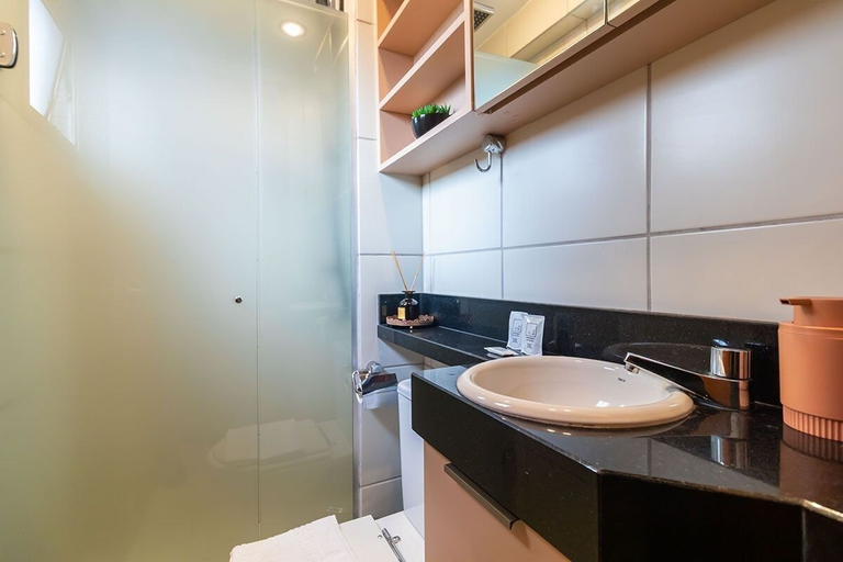 Bathroom, Full Studio Asa Sul Brasilia - Gdp0107, Brasília