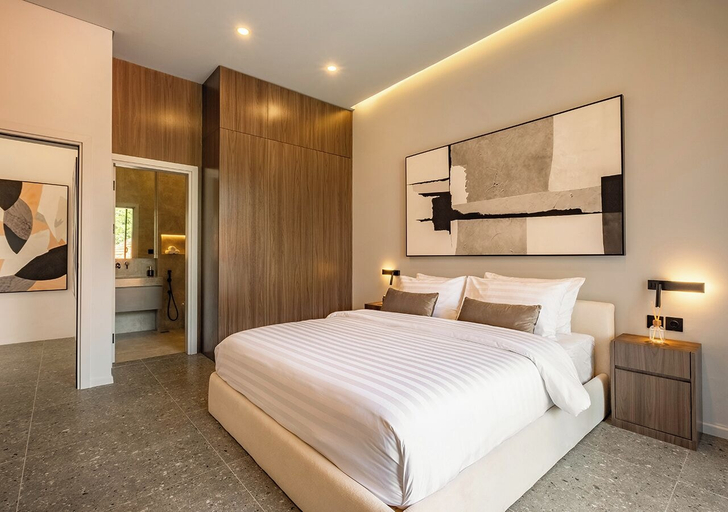 Room 2, Chic 2BR Umalas Villa with Workspace, Badung