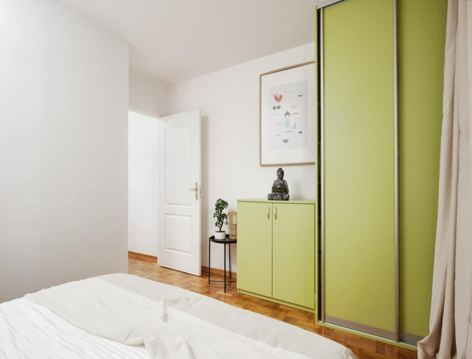 Room 4, Warsaw Home Near Center, Warsaw