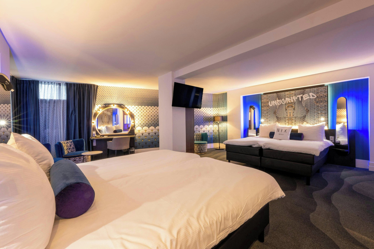 Bedroom 4, NYX Hotel Amsterdam Rembrandt Square, Amsterdam
