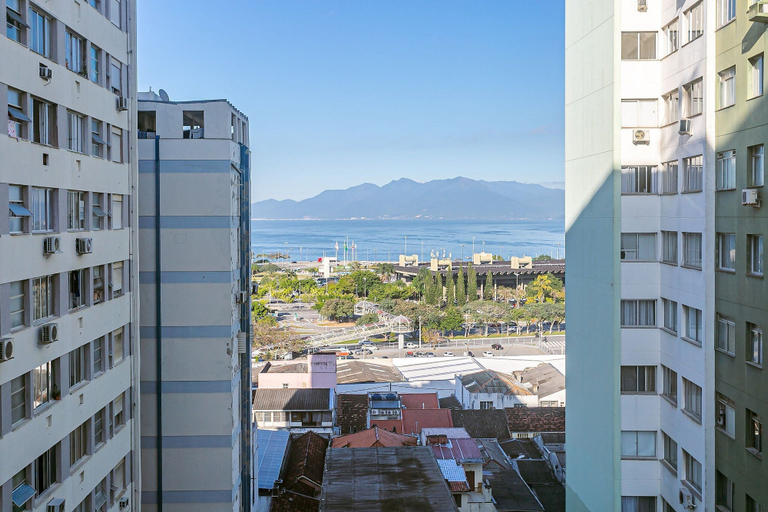 View from property, Beautiful Loft, Center w/ sea View, Floripa Vlr802, Florianopolis