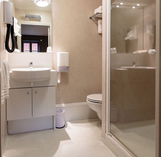 Bathroom, Hôtel les Hirondelles, Puy-de-Dôme