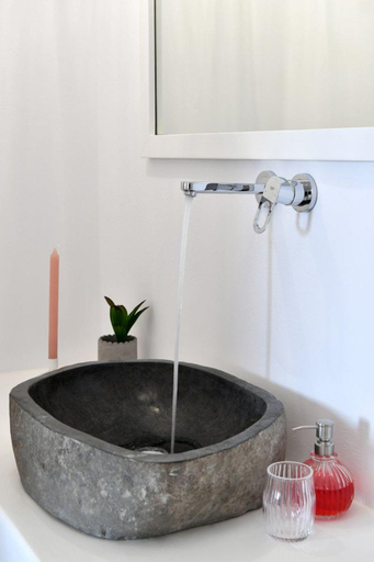 Bathroom 3, Luxury Paros Villa Villa Akaste Beautiful Serene Glisidia, South Aegean